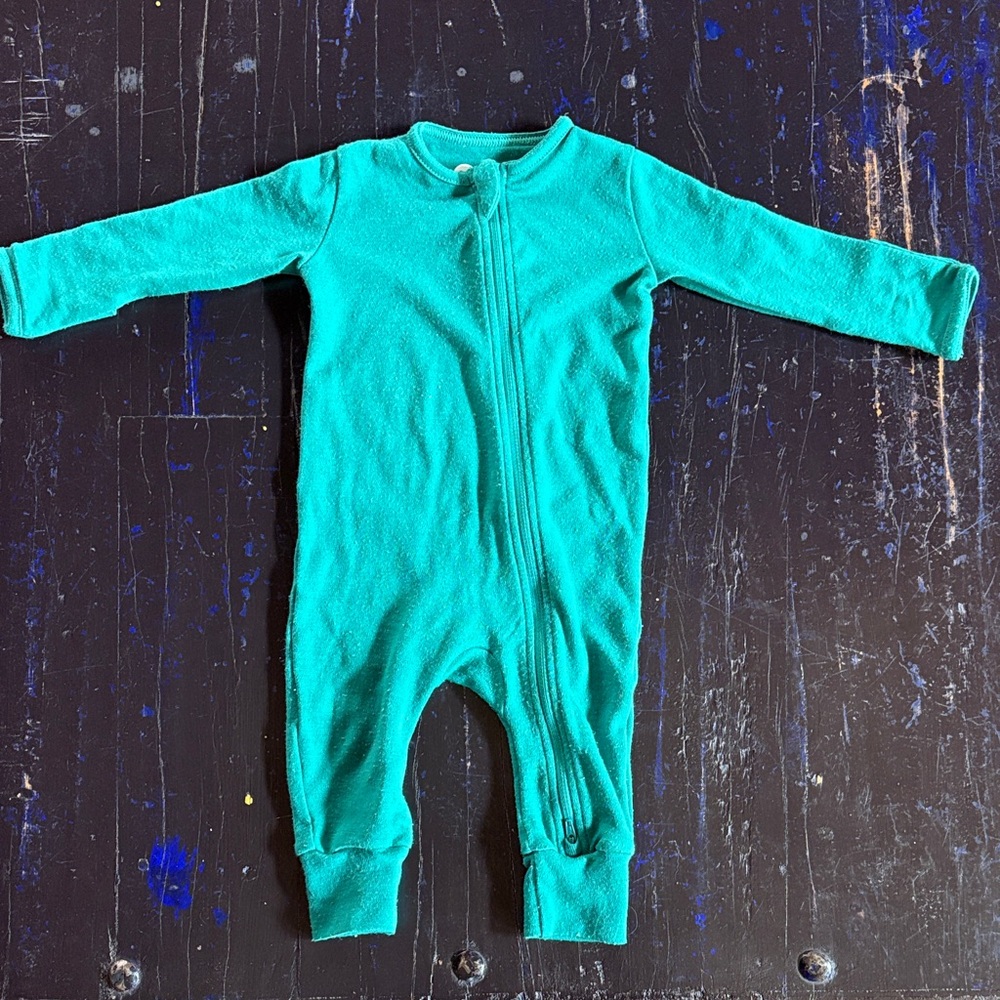 Cozy Teal Kids Bodysuit